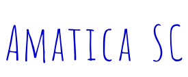 Amatica SC フォント